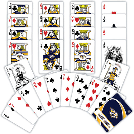 Nashville Predators NHL Playing Cards