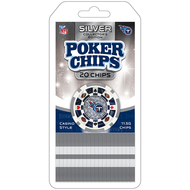 Tennessee Titans 20 Piece Poker Chips