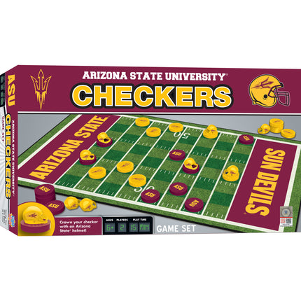 Arizona State Sun Devils Checkers Board Game