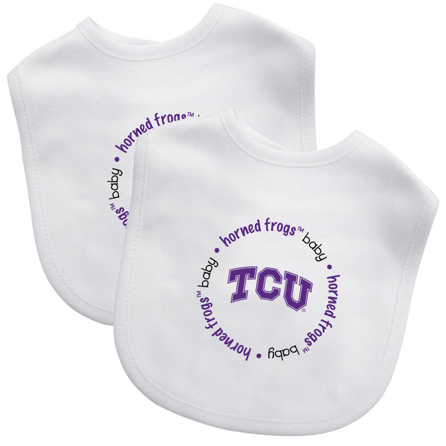 TCU Horned Frogs - Baby Bibs 2-Pack