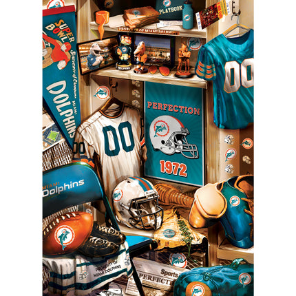 Miami Dolphins NFL Locker Room 500pc Puzzle