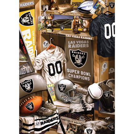 Las Vegas Raiders NFL Locker Room 500pc Puzzle