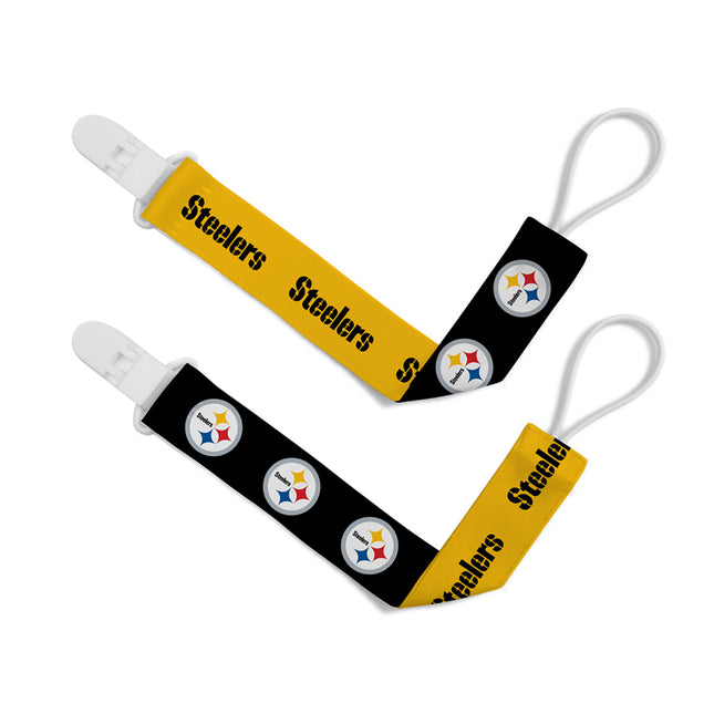 Pittsburgh Steelers - Pacifier Clip 2-Pack