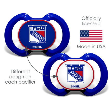 New York Rangers - Pacifier 2-Pack