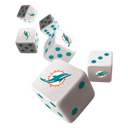 Miami Dolphins NFL Dice Set