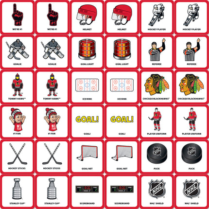 Chicago Blackhawks NHL Matching Game