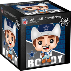 Rowdy - Dallas Cowboys Mascot 100 Piece Jigsaw Puzzle