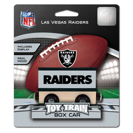 Las Vegas Raiders NFL Wood Box Train Car