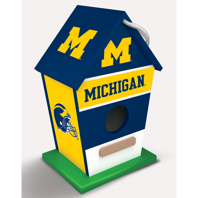 Michigan Wolverines Birdhouse