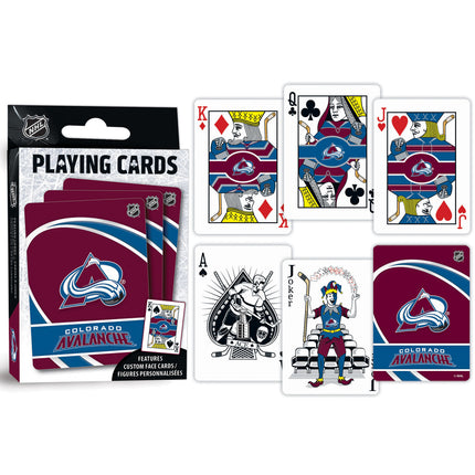 Colorado Avalanche Playing Cards - 54 Card Deck