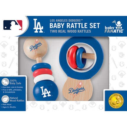 Los Angeles Dodgers MLB Wood Rattle 2-Pack