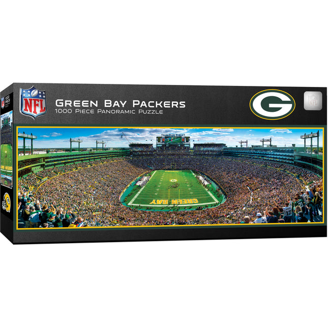 Green Bay Packers - 1000 Piece Panoramic Jigsaw Puzzle - End View