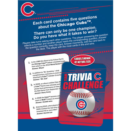 Chicago Cubs Trivia Challenge