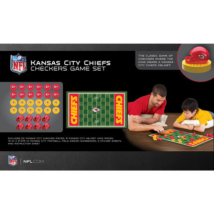 Kansas City Chiefs Checkers Board Game