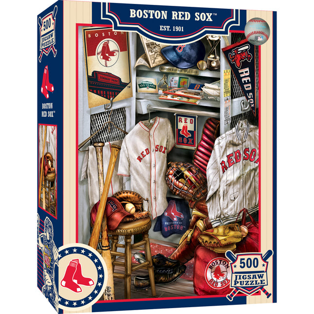 Boston Red Sox - Locker Room 500 Piece Jigsaw Puzzle